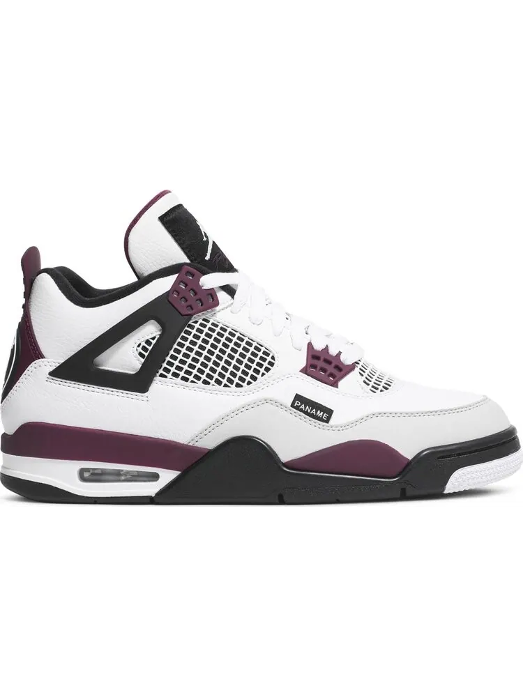 Кроссовки Paris Saint-Germain x Air Jordan 4 Retro Bordeaux — изображение 1 из 8, серый