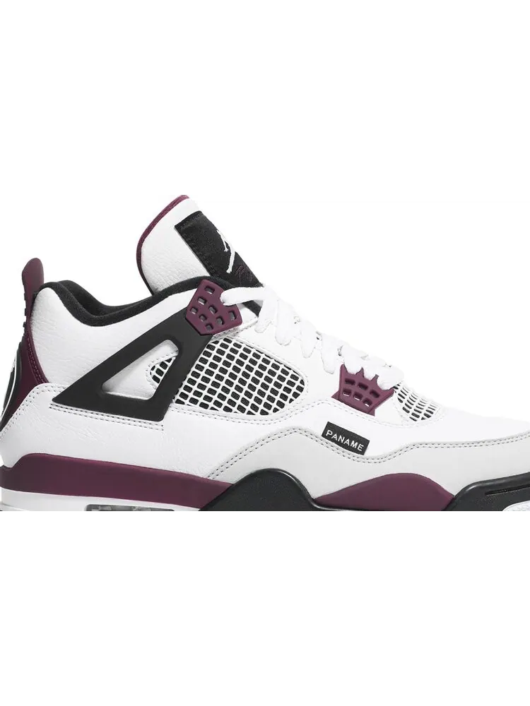 Кроссовки Paris Saint-Germain x Air Jordan 4 Retro Bordeaux — изображение 2 из 8, серый
