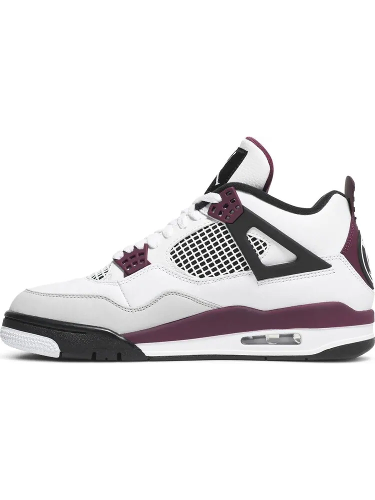 Кроссовки Paris Saint-Germain x Air Jordan 4 Retro Bordeaux — изображение 3 из 8, серый