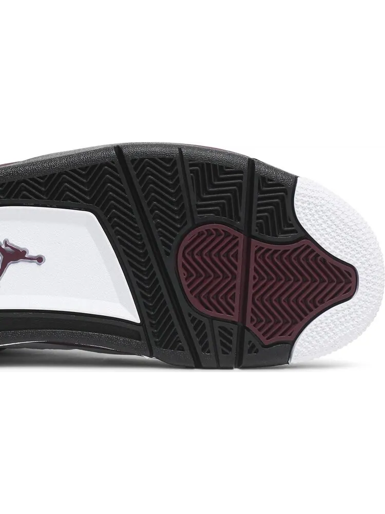 Кроссовки Paris Saint-Germain x Air Jordan 4 Retro Bordeaux — изображение 5 из 8, серый