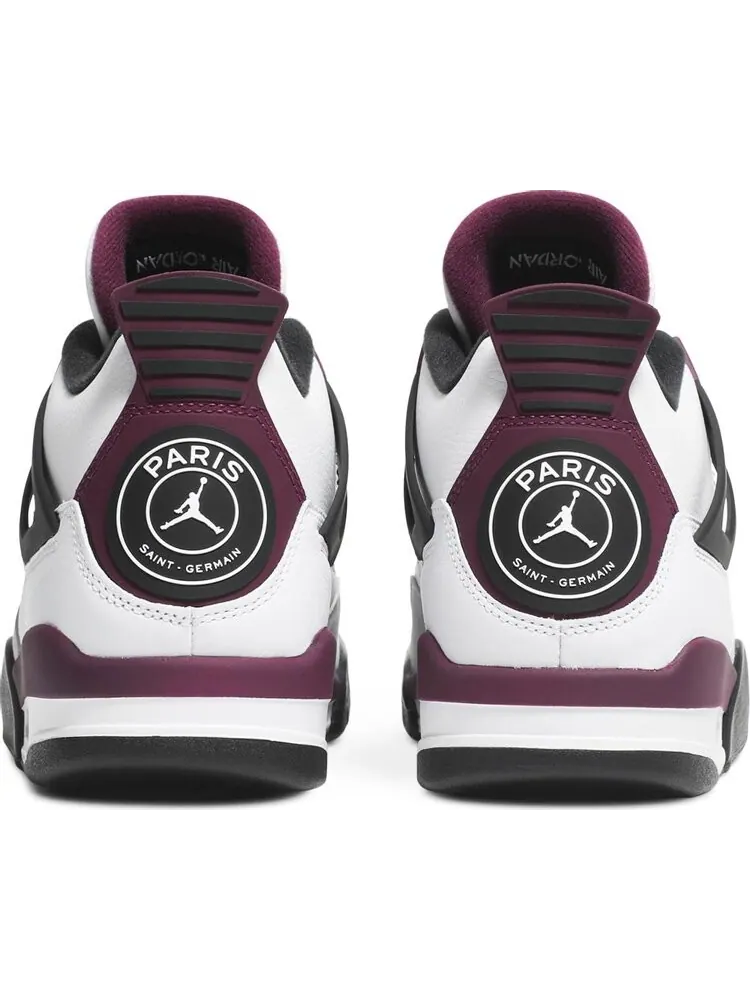 Кроссовки Paris Saint-Germain x Air Jordan 4 Retro Bordeaux — изображение 6 из 8, серый