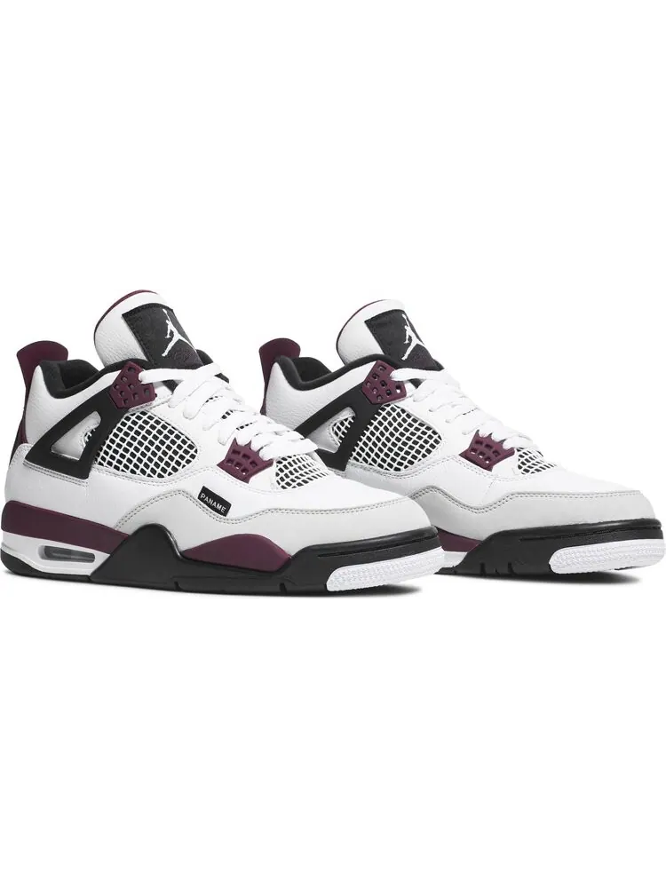 Кроссовки Paris Saint-Germain x Air Jordan 4 Retro Bordeaux — изображение 8 из 8, серый