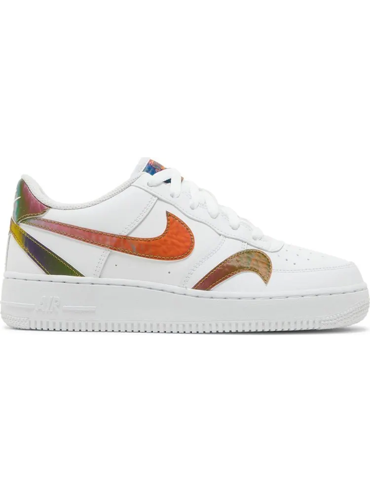 Кроссовки Air Force 1 LV8 2 GS Misplaced Swooshes - White Multi — изображение 1 из 8, белый