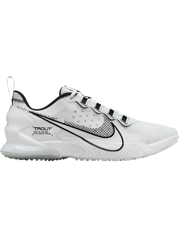 Кроссовки Nike Force Zoom Trout LTD TF 'White Black' — изображение 1 из 1, белый