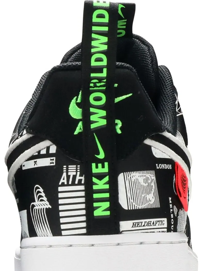 Кроссовки Nike Air Force 1 '07 LX 'Worldwide Pack - Black' — изображение 7 из 8, черный