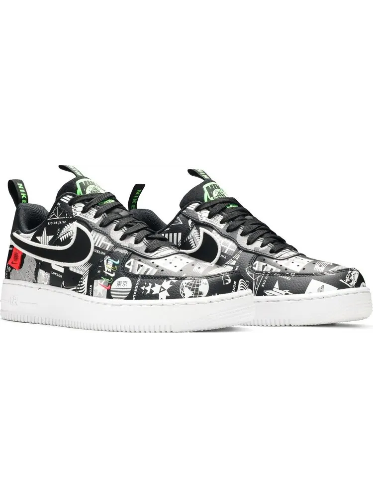 Кроссовки Nike Air Force 1 '07 LX 'Worldwide Pack - Black' — изображение 8 из 8, черный