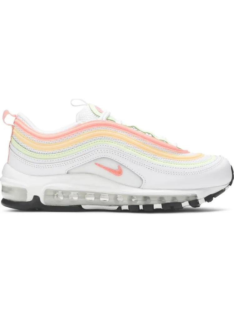Кроссовки Nike Wmns Air Max 97 Essential 'White Melon Mint Volt' — изображение 1 из 8, белый