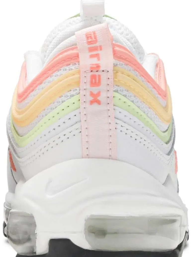 Кроссовки Nike Wmns Air Max 97 Essential 'White Melon Mint Volt' — изображение 7 из 8, белый