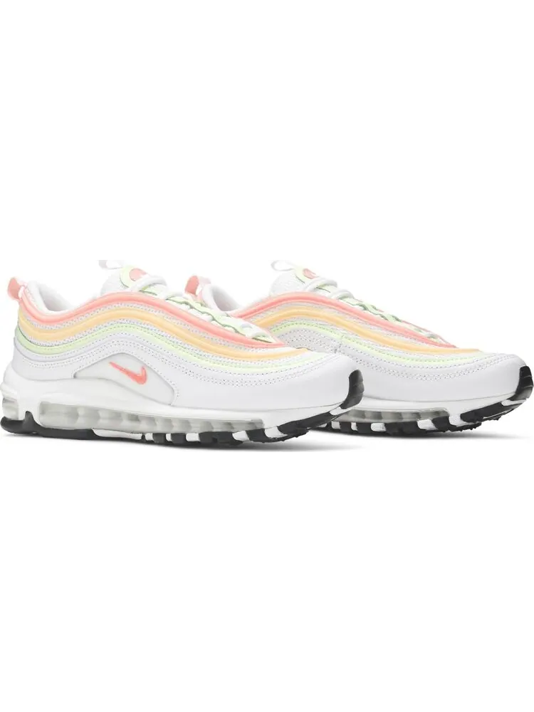 Кроссовки Nike Wmns Air Max 97 Essential 'White Melon Mint Volt' — изображение 8 из 8, белый