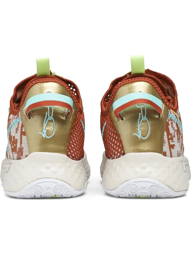 Кроссовки Nike NBA 2K20 x PG 4 'Digi-Camo' Gamer Exclusive — изображение 6 из 8, коричневый