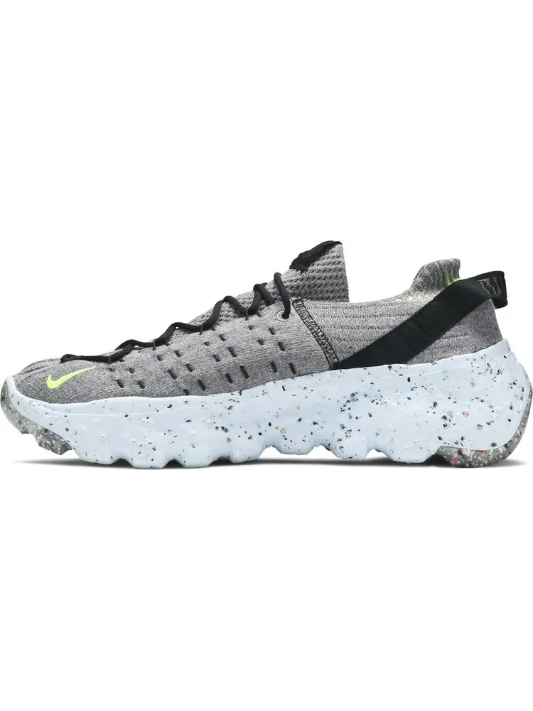 Кроссовки Nike Space Hippie 04 'Grey Volt' — изображение 3 из 8, серый