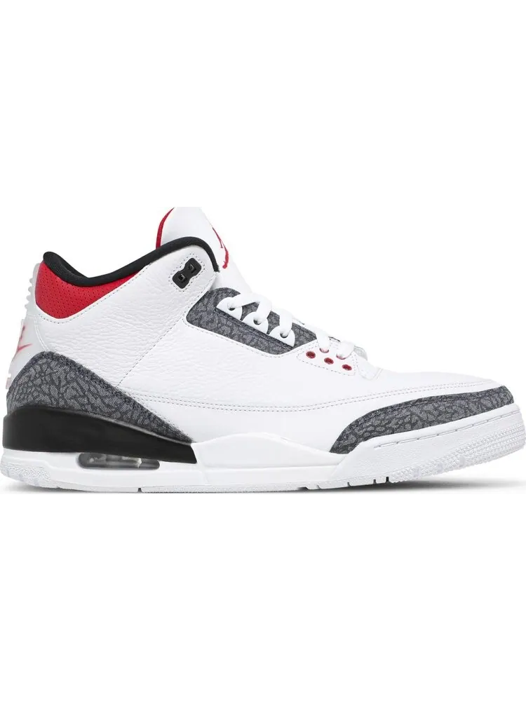 Кроссовки Air Jordan 3 Retro Denim SE Fire Red — изображение 1 из 8, белый