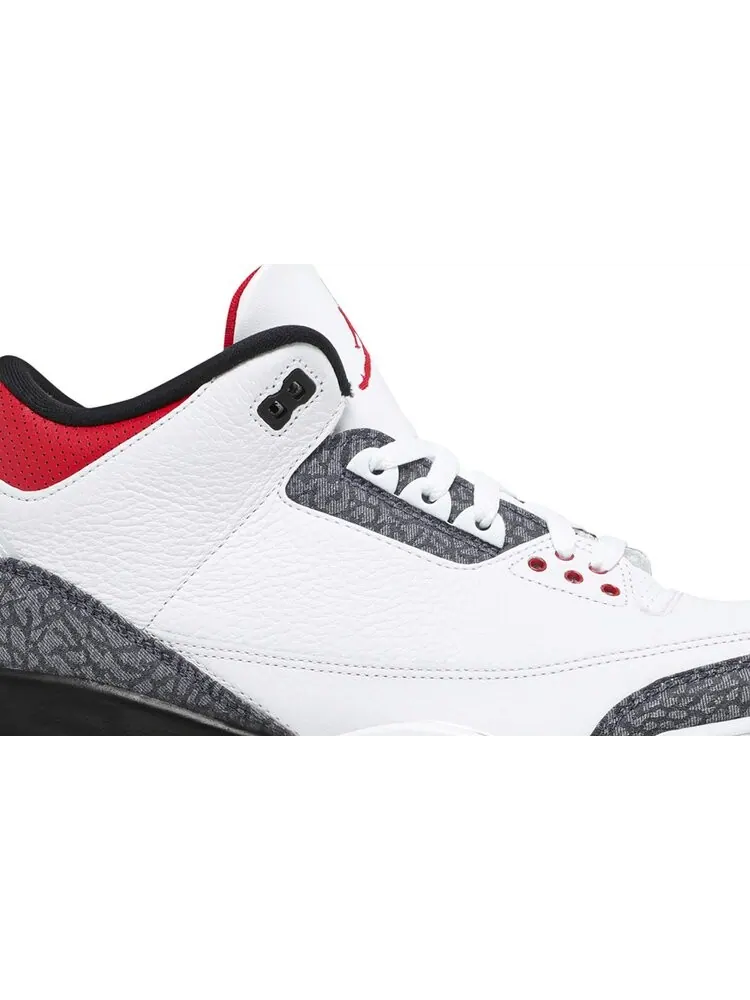 Кроссовки Air Jordan 3 Retro Denim SE Fire Red — изображение 2 из 8, белый