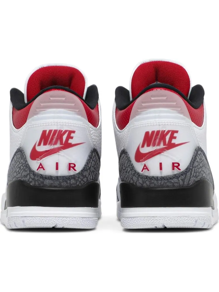 Кроссовки Air Jordan 3 Retro Denim SE Fire Red — изображение 6 из 8, белый