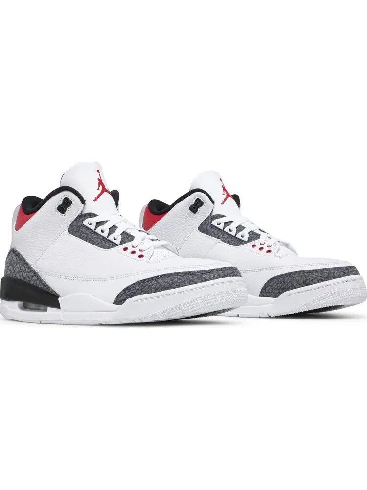 Кроссовки Air Jordan 3 Retro Denim SE Fire Red — изображение 8 из 8, белый