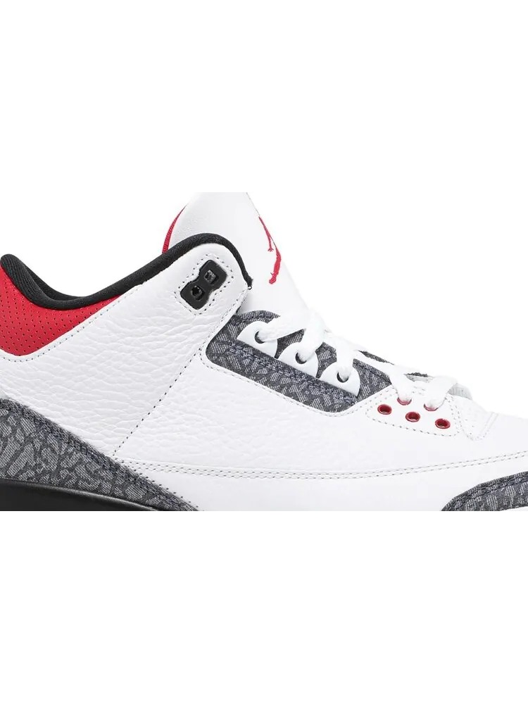 Кроссовки Air Jordan 3 SE-T Fire Red Japan Exclusive — изображение 2 из 8, белый