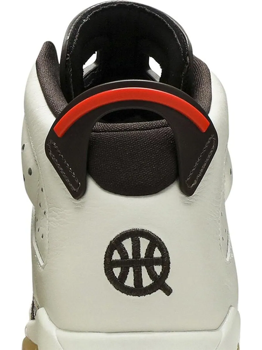 Кроссовки Air Jordan 6 GS Retro Quai 54 - Sail Gum — изображение 7 из 8, загар