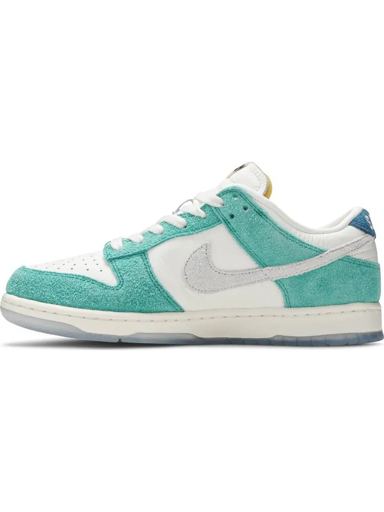 Кроссовки Nike Kasina x Dunk Low 'Road Sign' — изображение 3 из 8, бирюзовый