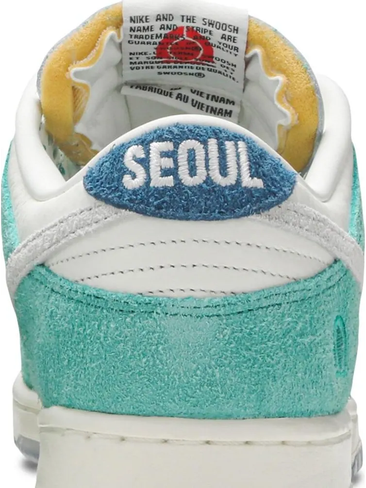Кроссовки Nike Kasina x Dunk Low 'Road Sign' — изображение 7 из 8, бирюзовый