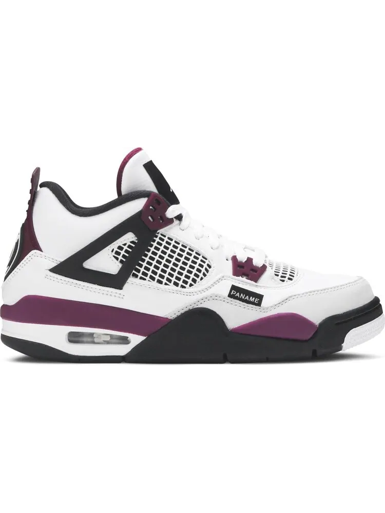 Кроссовки Paris Saint-Germain x Air Jordan 4 Retro GS Bordeaux — изображение 1 из 8, серый