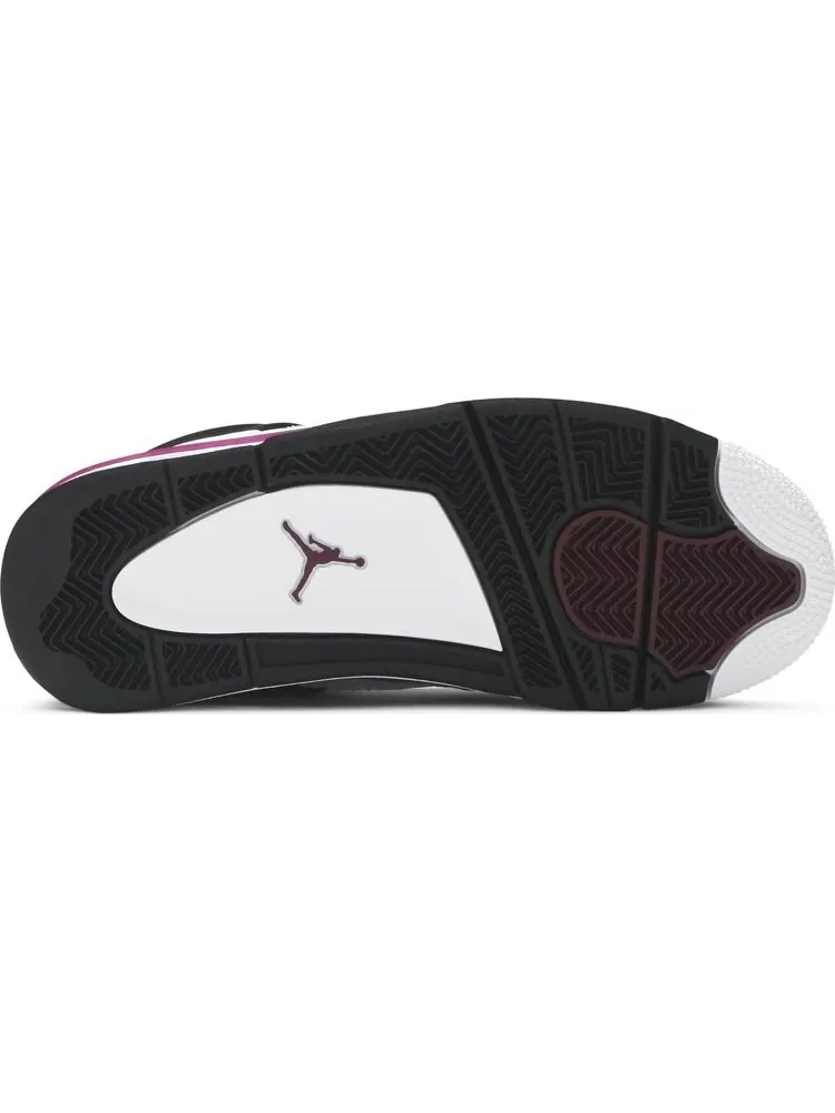 Кроссовки Paris Saint-Germain x Air Jordan 4 Retro GS Bordeaux — изображение 4 из 8, серый