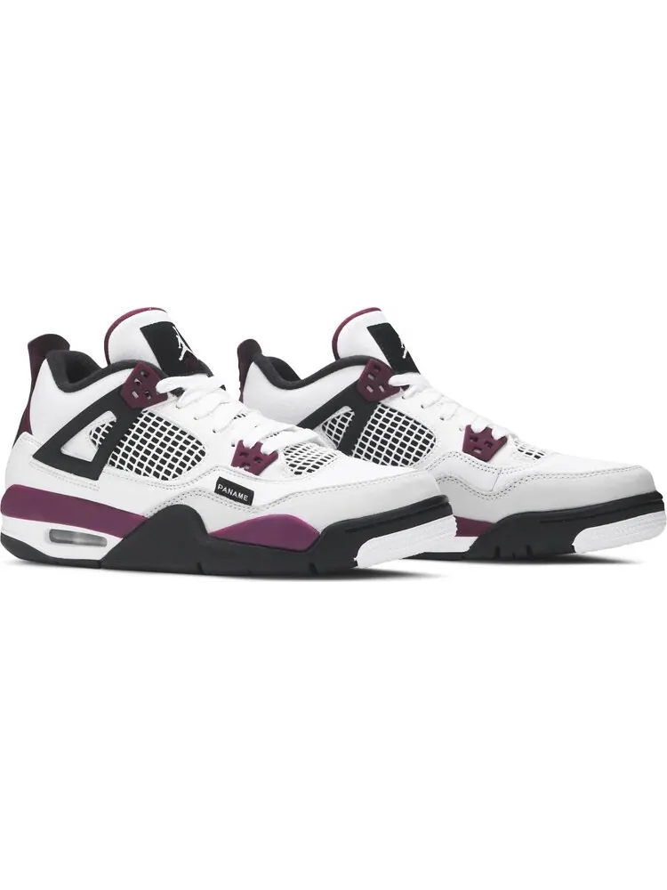Кроссовки Paris Saint-Germain x Air Jordan 4 Retro GS Bordeaux — изображение 8 из 8, серый