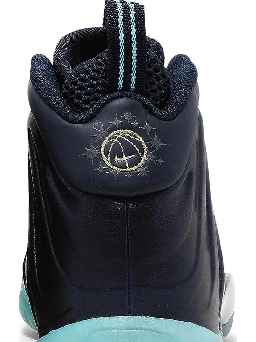 Кроссовки Nike Little Posite One GS 'Gold Stars' — изображение 7 из 8, синий