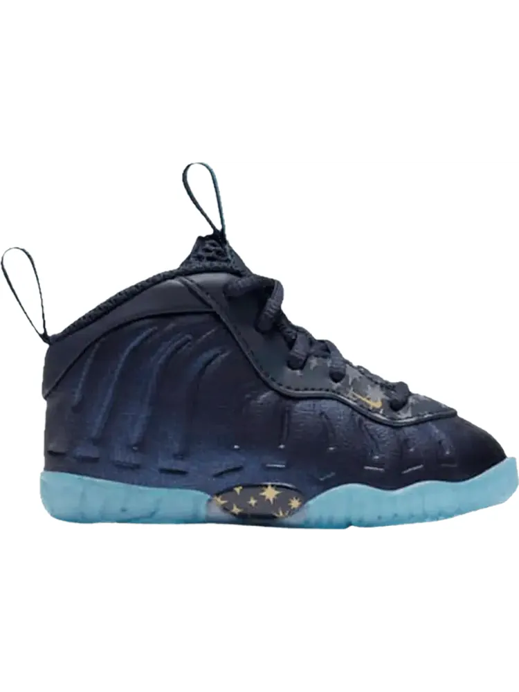 Кроссовки Nike Little Posite One TD 'Gold Stars' — изображение 1 из 1, синий