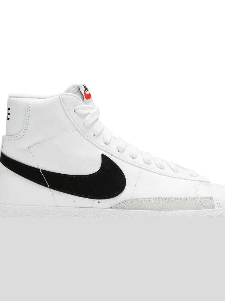 Кроссовки Nike Blazer Mid GS 'White Black' — изображение 2 из 8, белый
