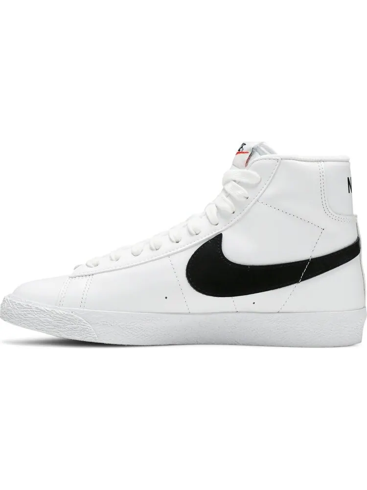 Кроссовки Nike Blazer Mid GS 'White Black' — изображение 3 из 8, белый