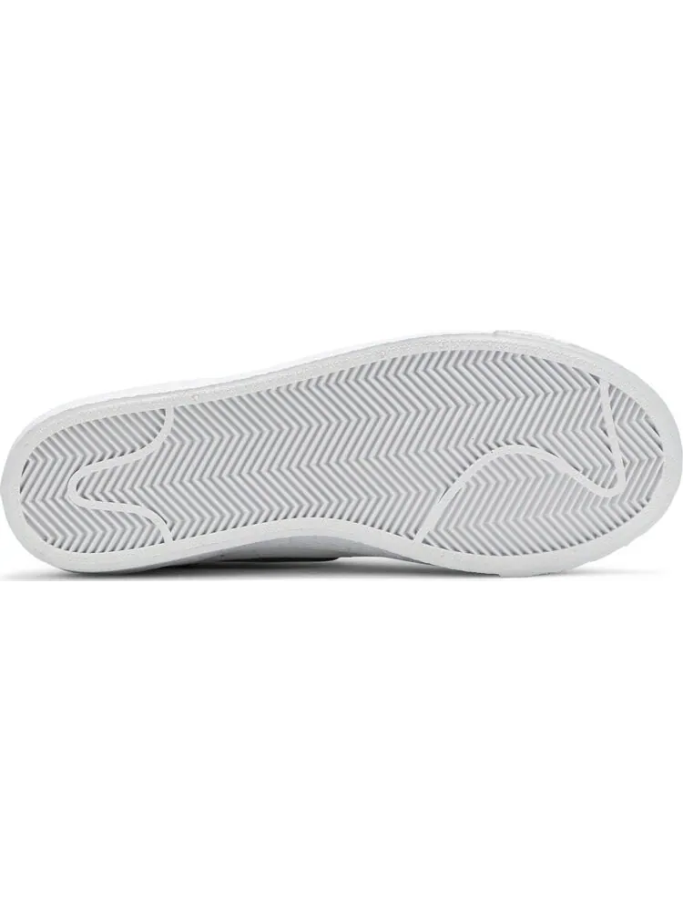 Кроссовки Nike Blazer Mid GS 'White Black' — изображение 4 из 8, белый