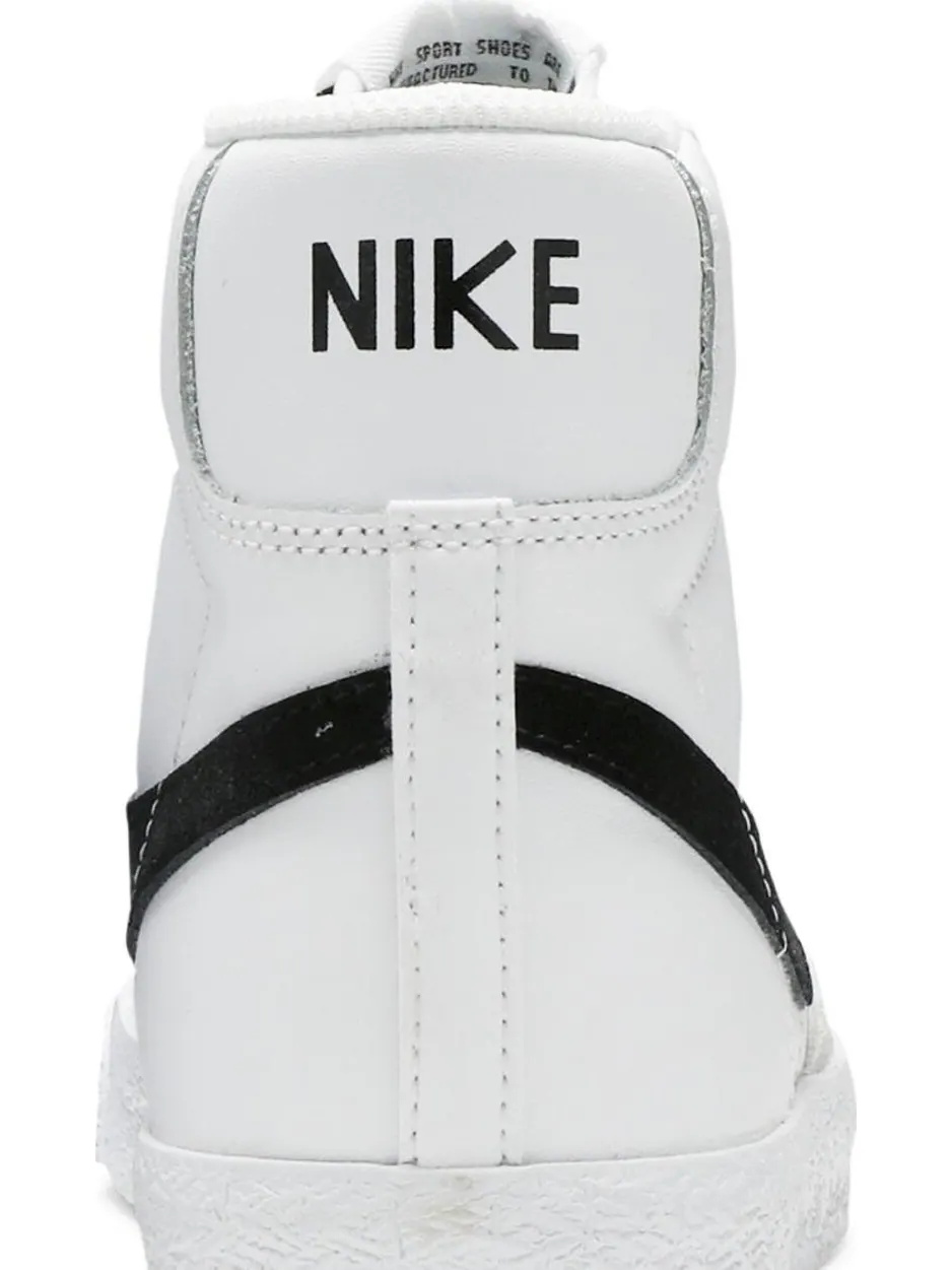 Кроссовки Nike Blazer Mid GS 'White Black' — изображение 7 из 8, белый
