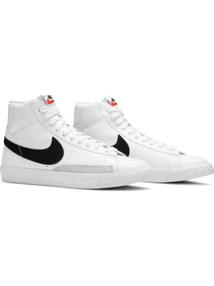 Кроссовки Nike Blazer Mid GS 'White Black' — изображение 8 из 8, белый