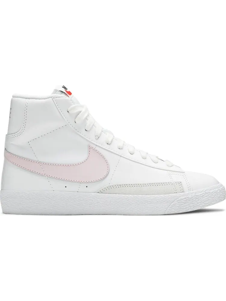 Кроссовки Nike Blazer Mid GS 'Pink Foam' — изображение 1 из 8, белый