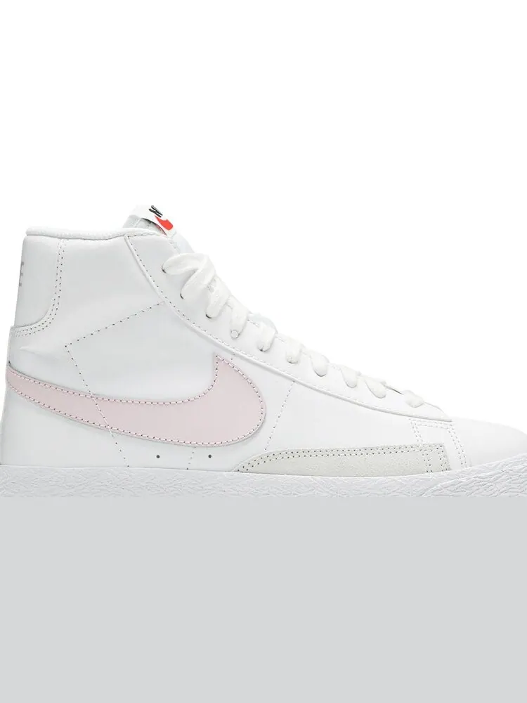 Кроссовки Nike Blazer Mid GS 'Pink Foam' — изображение 2 из 8, белый