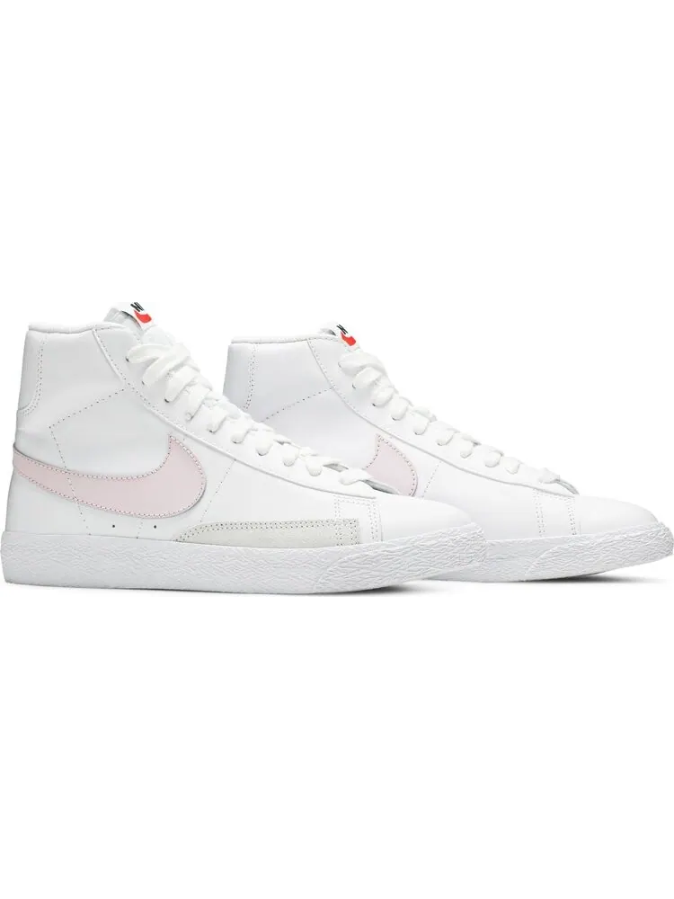 Кроссовки Nike Blazer Mid GS 'Pink Foam' — изображение 8 из 8, белый