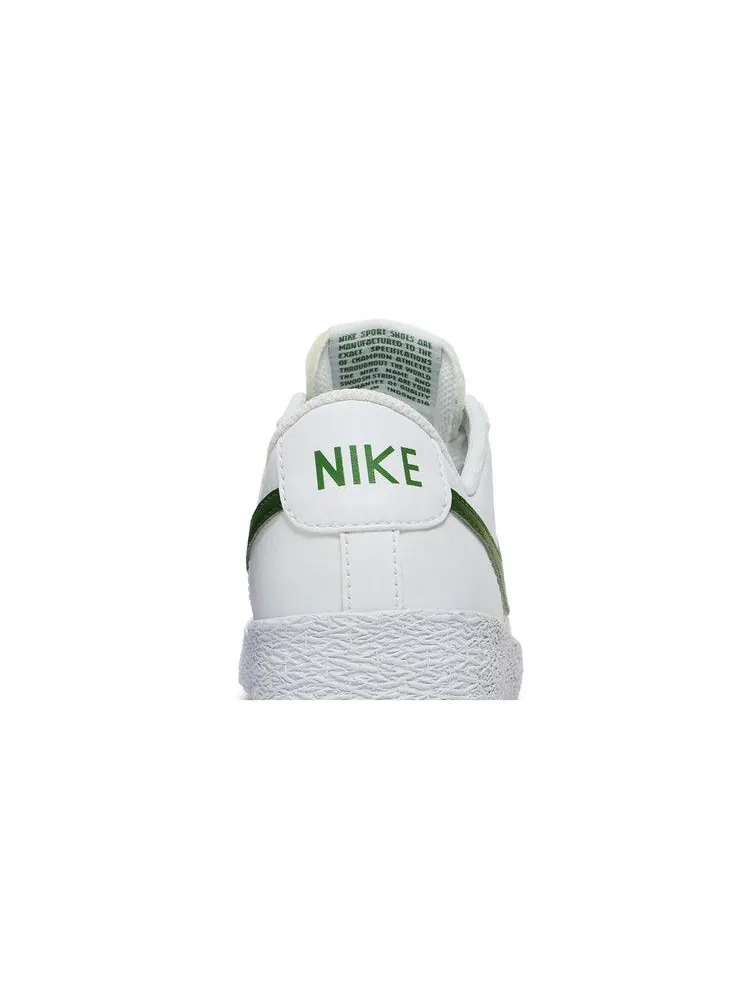 Кроссовки Nike Blazer Low GS 'White Forest Green' — изображение 8 из 9, белый/зеленый