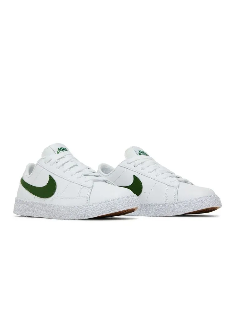 Кроссовки Nike Blazer Low GS 'White Forest Green' — изображение 9 из 9, белый/зеленый