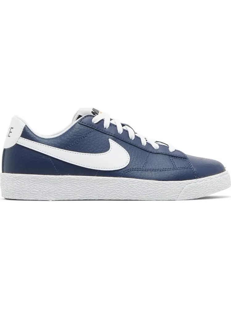 Кроссовки Nike Blazer Low GS 'Midnight Navy' — изображение 1 из 8, синий