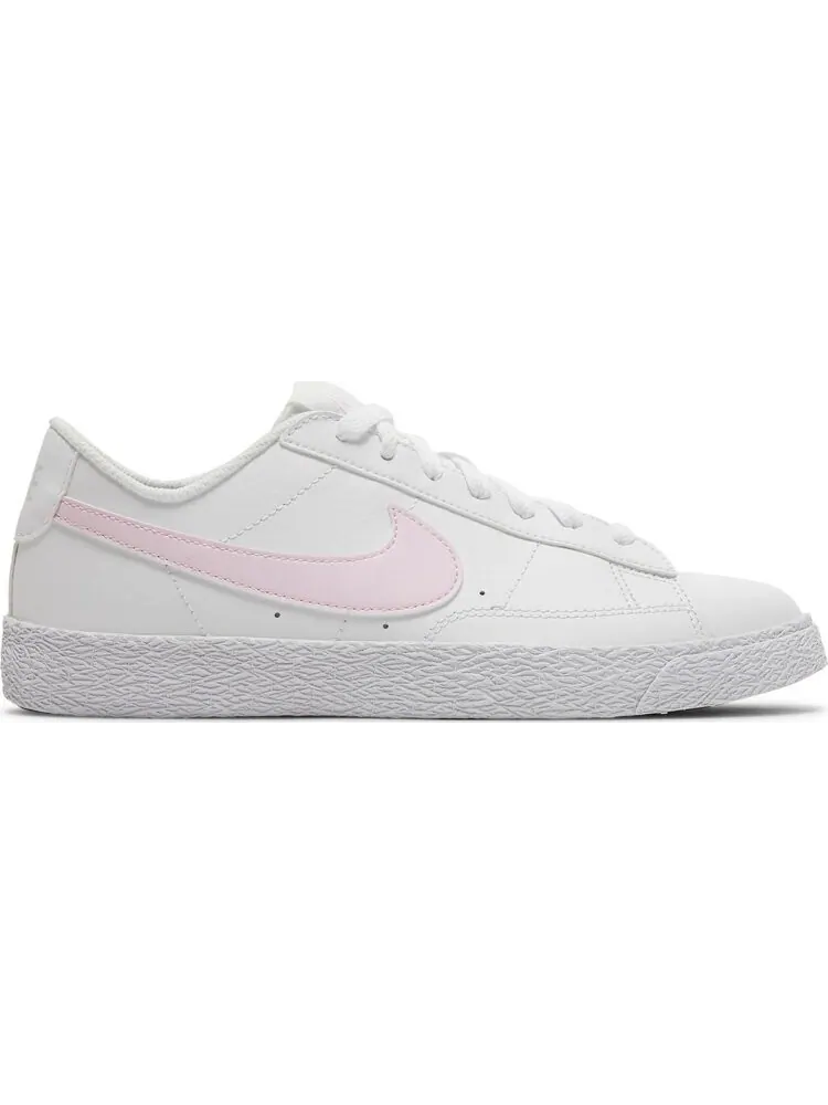 Кроссовки Nike Blazer Low GS 'White Pink Foam' — изображение 1 из 8, белый