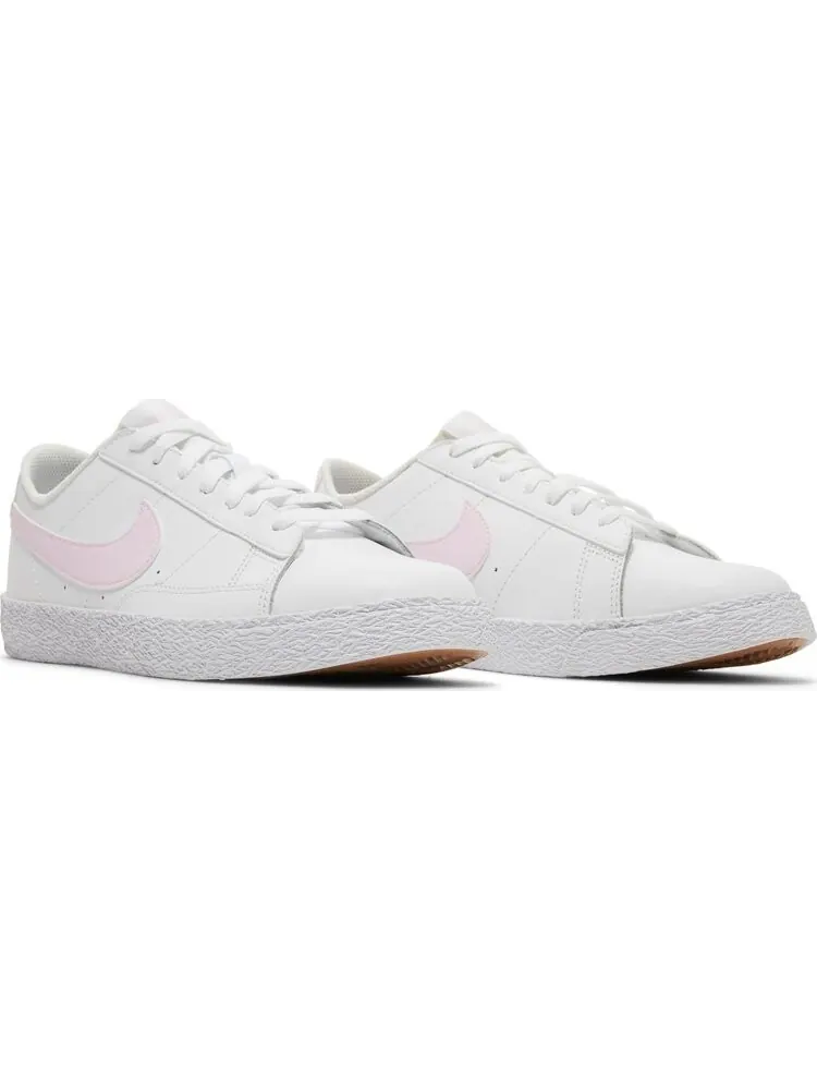 Кроссовки Nike Blazer Low GS 'White Pink Foam' — изображение 8 из 8, белый