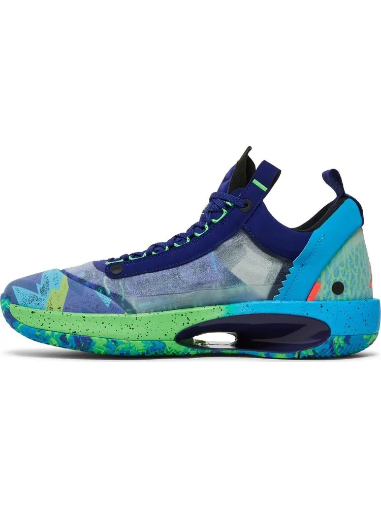 Кроссовки Air Jordan 34 Low EYBL — изображение 3 из 8, фиолетовый