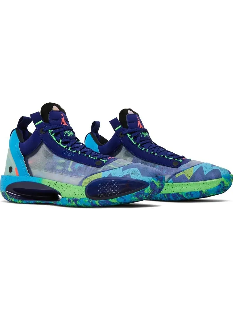 Кроссовки Air Jordan 34 Low EYBL — изображение 8 из 8, фиолетовый