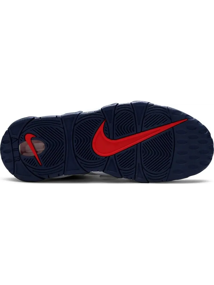 Кроссовки Nike Air More Uptempo 'Red Navy Camo' — изображение 4 из 8, белый