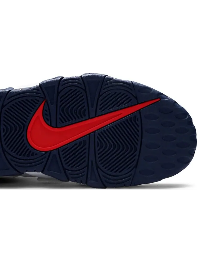 Кроссовки Nike Air More Uptempo 'Red Navy Camo' — изображение 5 из 8, белый