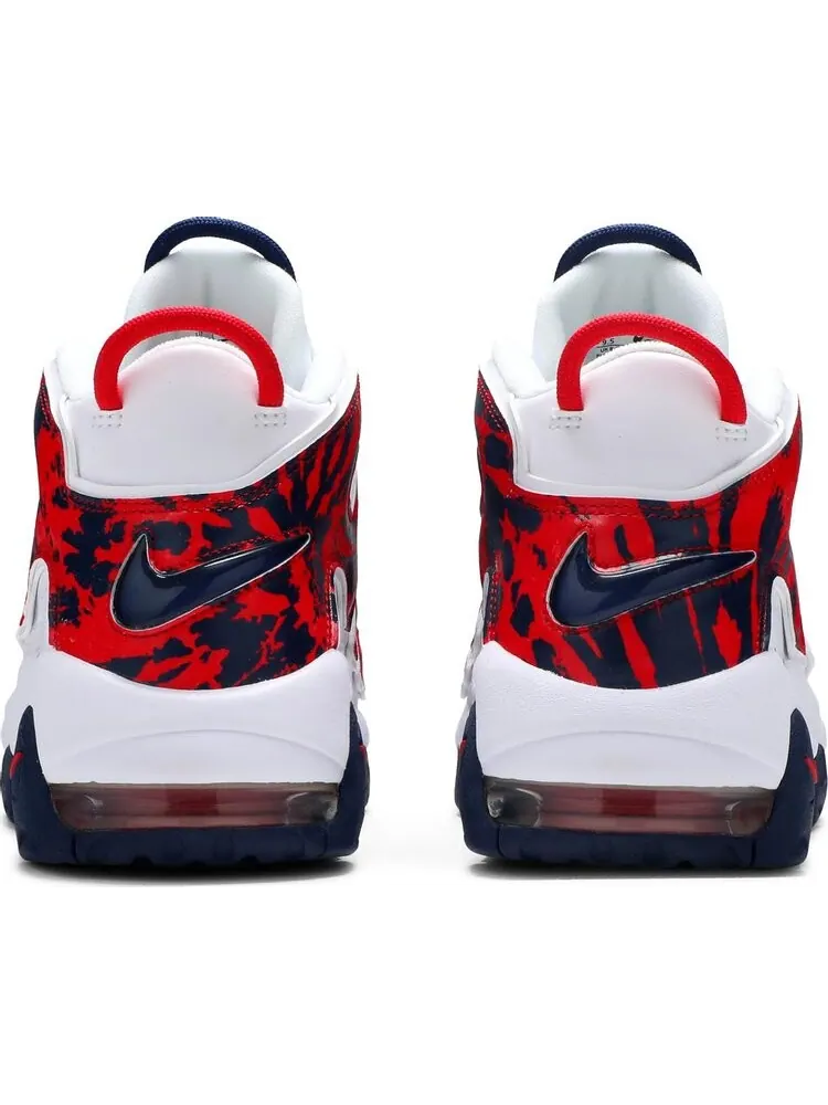 Кроссовки Nike Air More Uptempo 'Red Navy Camo' — изображение 6 из 8, белый