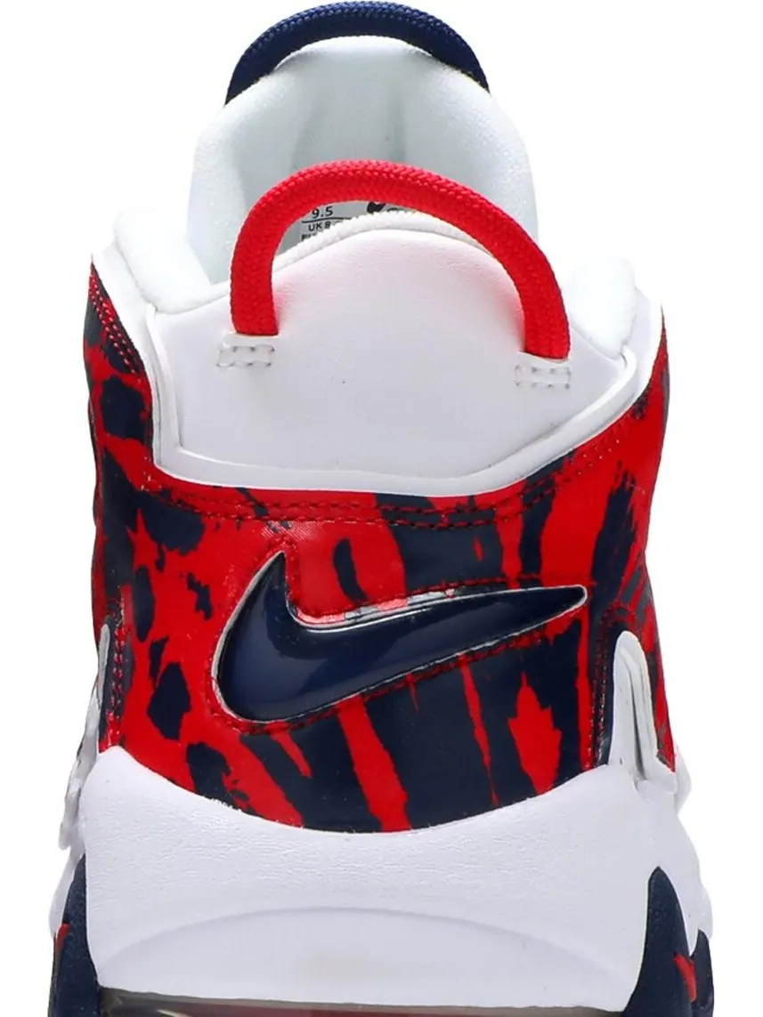 Кроссовки Nike Air More Uptempo 'Red Navy Camo' — изображение 7 из 8, белый