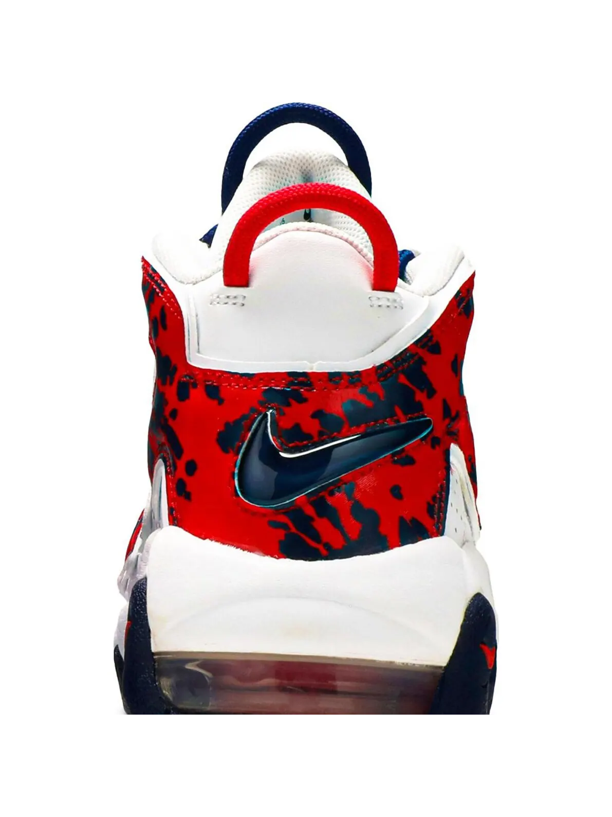 Кроссовки Nike Air More Uptempo GS 'Red Navy Camo' — изображение 3 из 5, белый