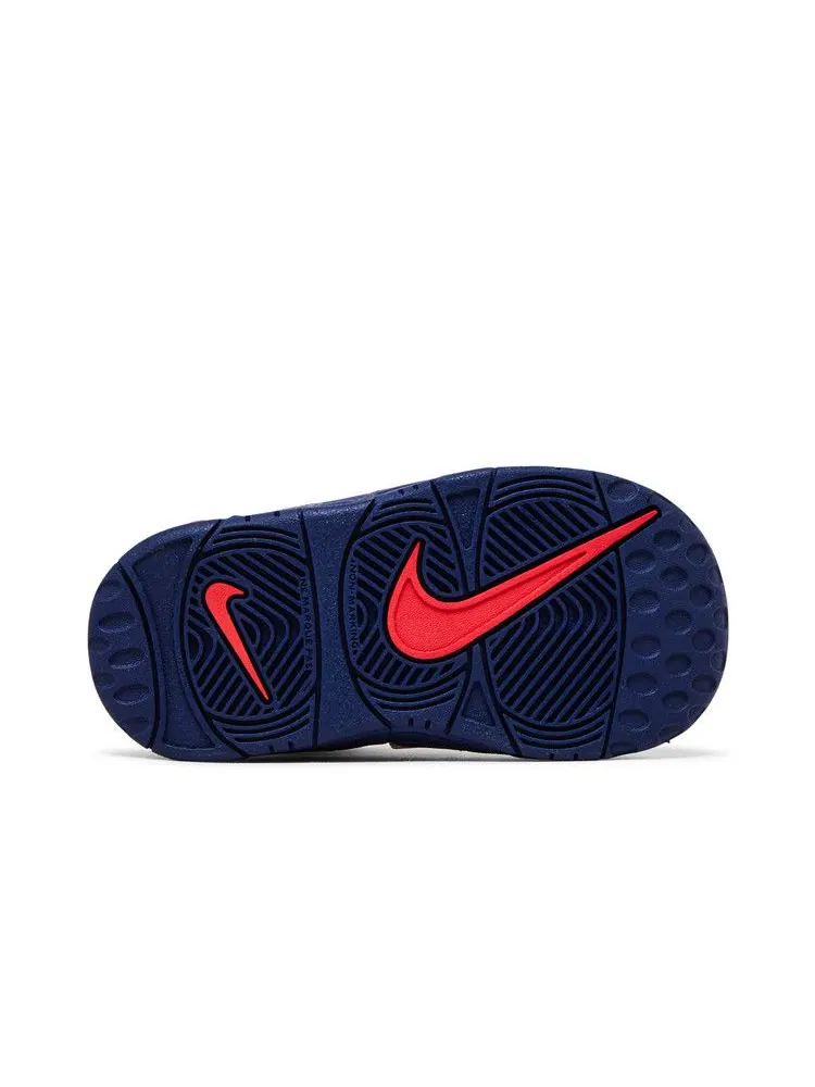 Кроссовки Nike Air More Uptempo TD 'Red Navy Camo' — изображение 5 из 9, белый/красный/синий