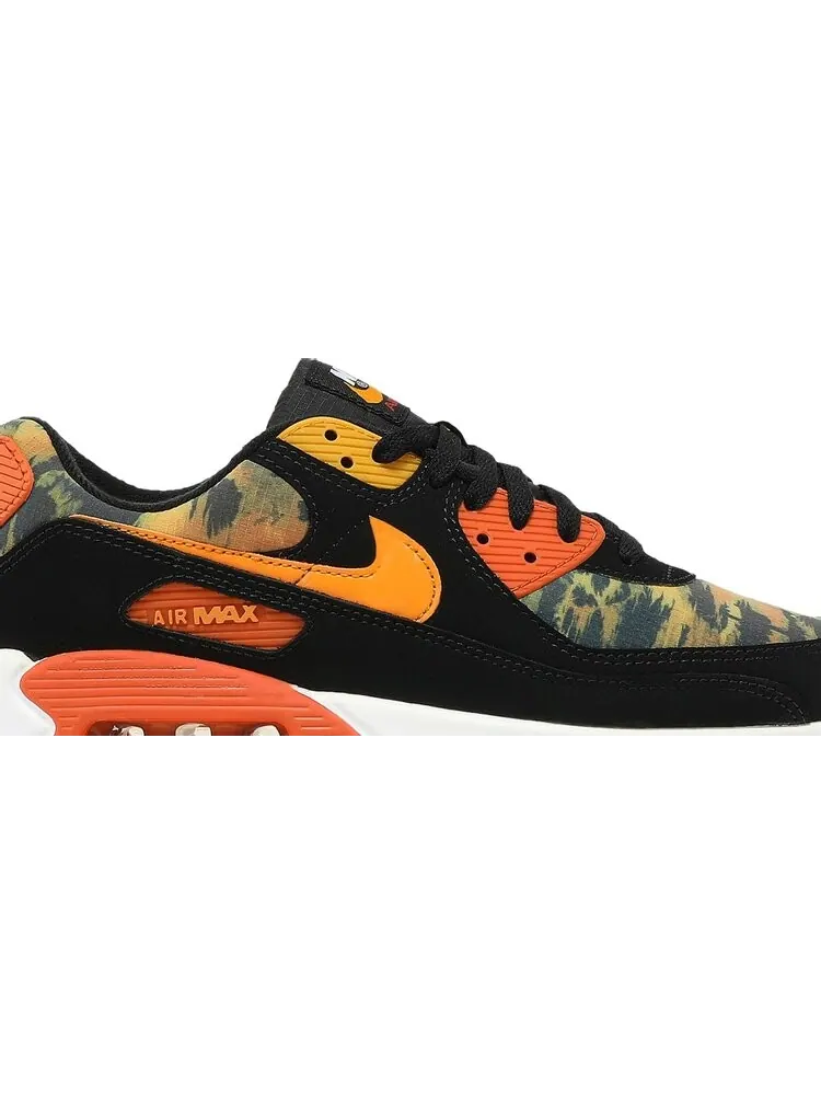 Кроссовки Nike Air Max 90 — изображение 2 из 8, черный оранжевый